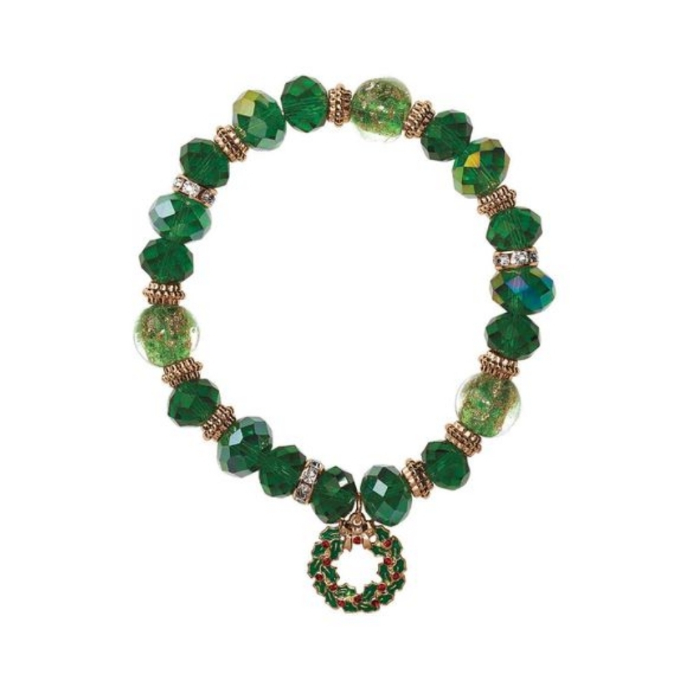 Happy Holidays Stretch Bracelet